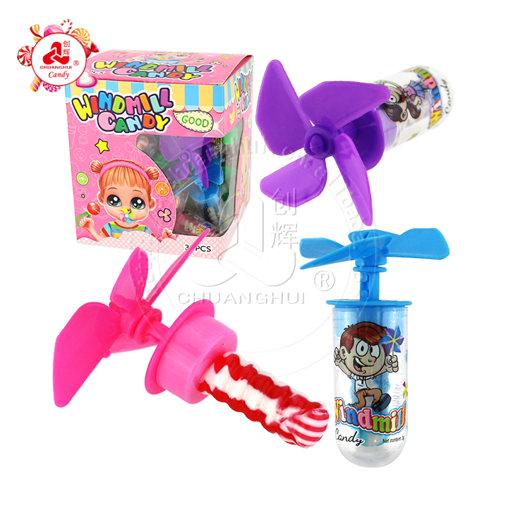 Mini windmill fan shaped nipple lollipop candy toyCH-T1201