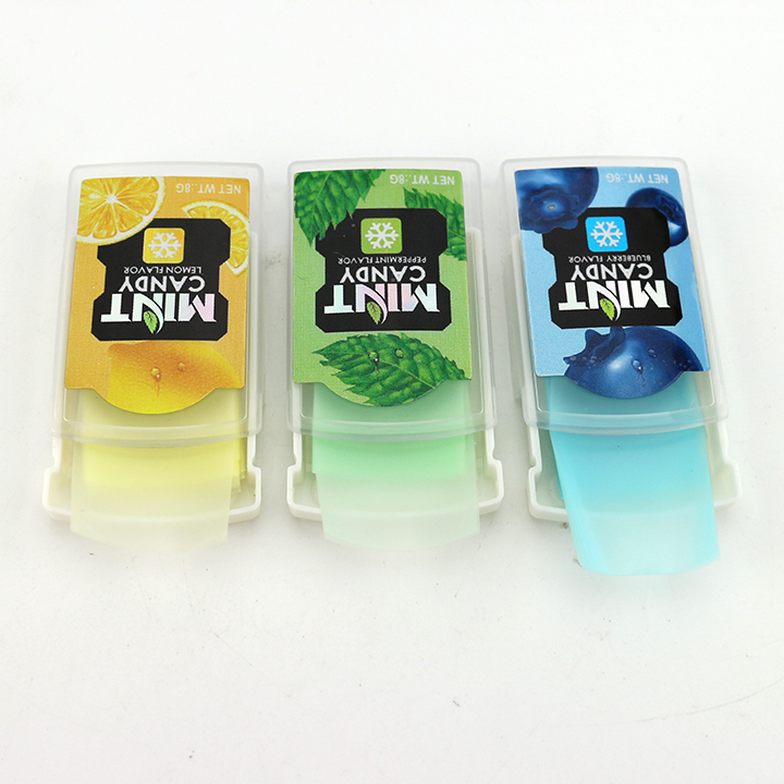 Mint, lemon, blueberry flavor fresh breath paper cool mint candy strips