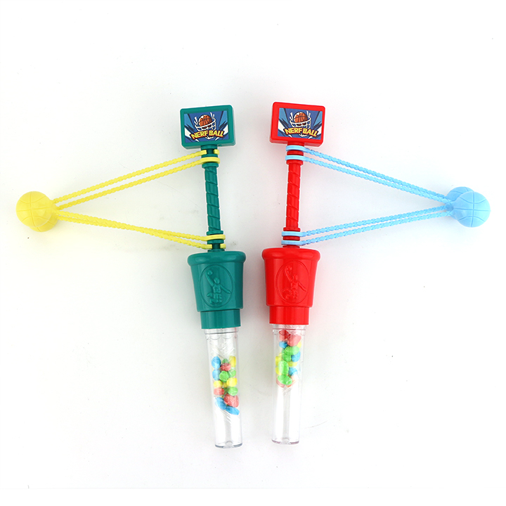 Rotating impact basketball toy candy ball crash toy candyCH-TB205