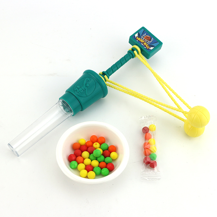 Rotating impact basketball toy candy ball crash toy candyCH-TB205