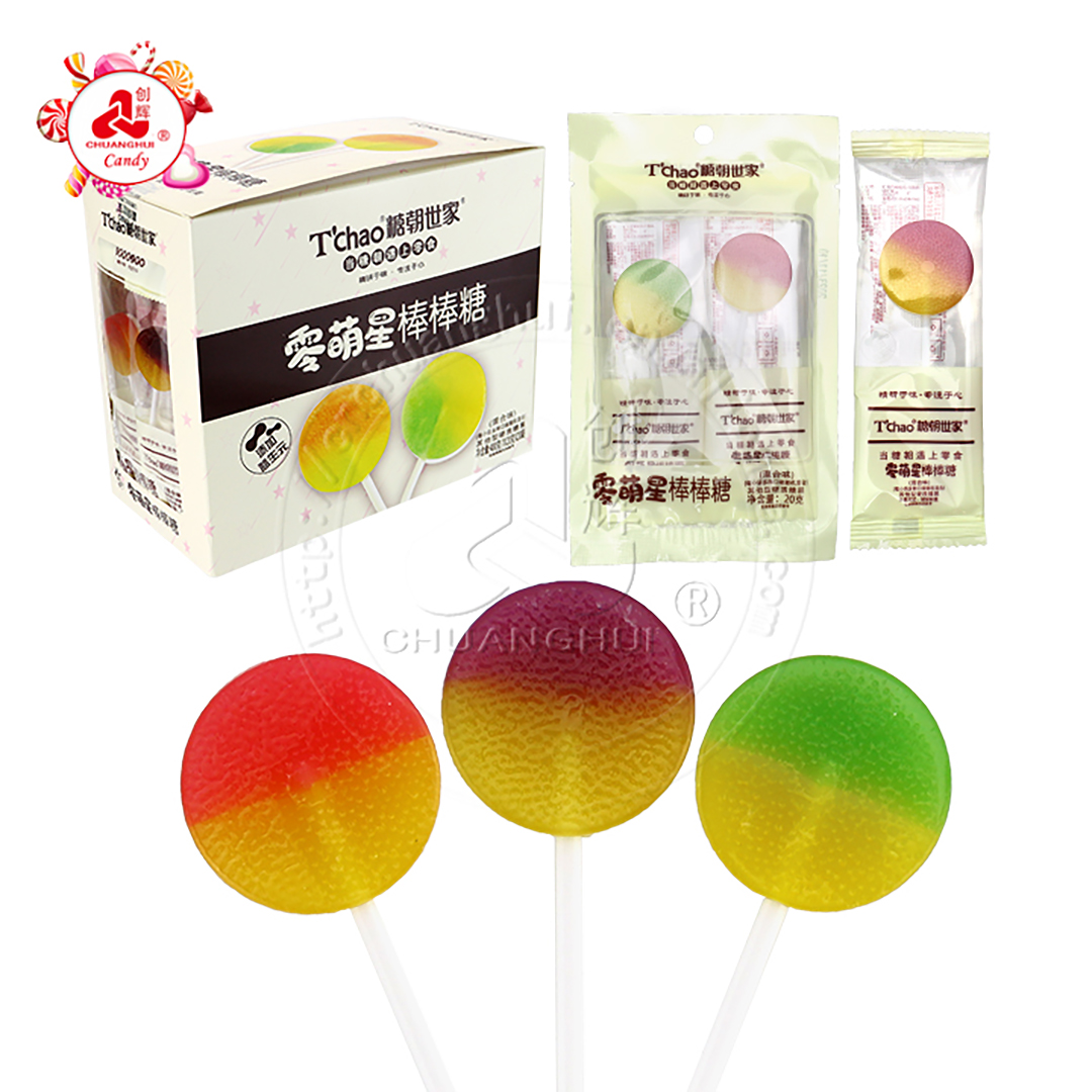 Supply 2-in-1 Cola, lemon, orange flavored hard lollipop with soda ...
