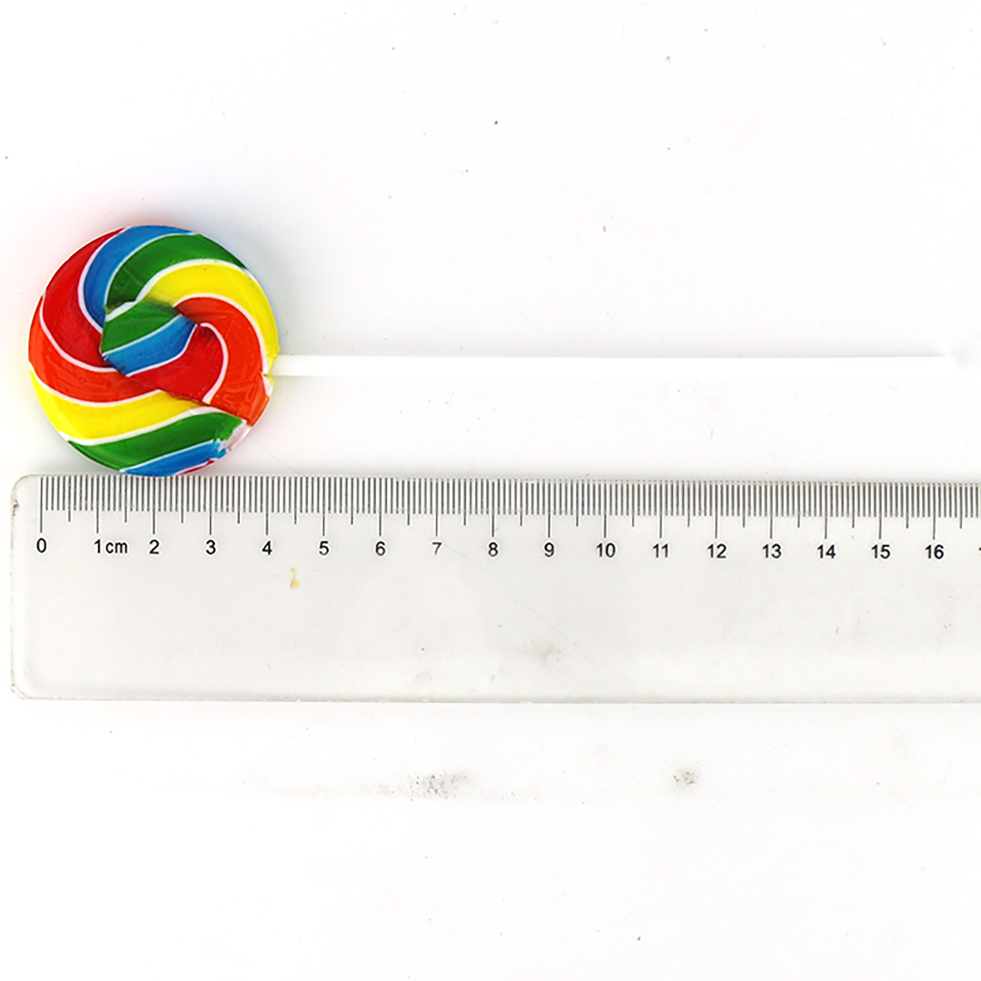 【10％OFF】 Supply Halal rainbow swirly roll flat lollipop CH-H067 工芸品