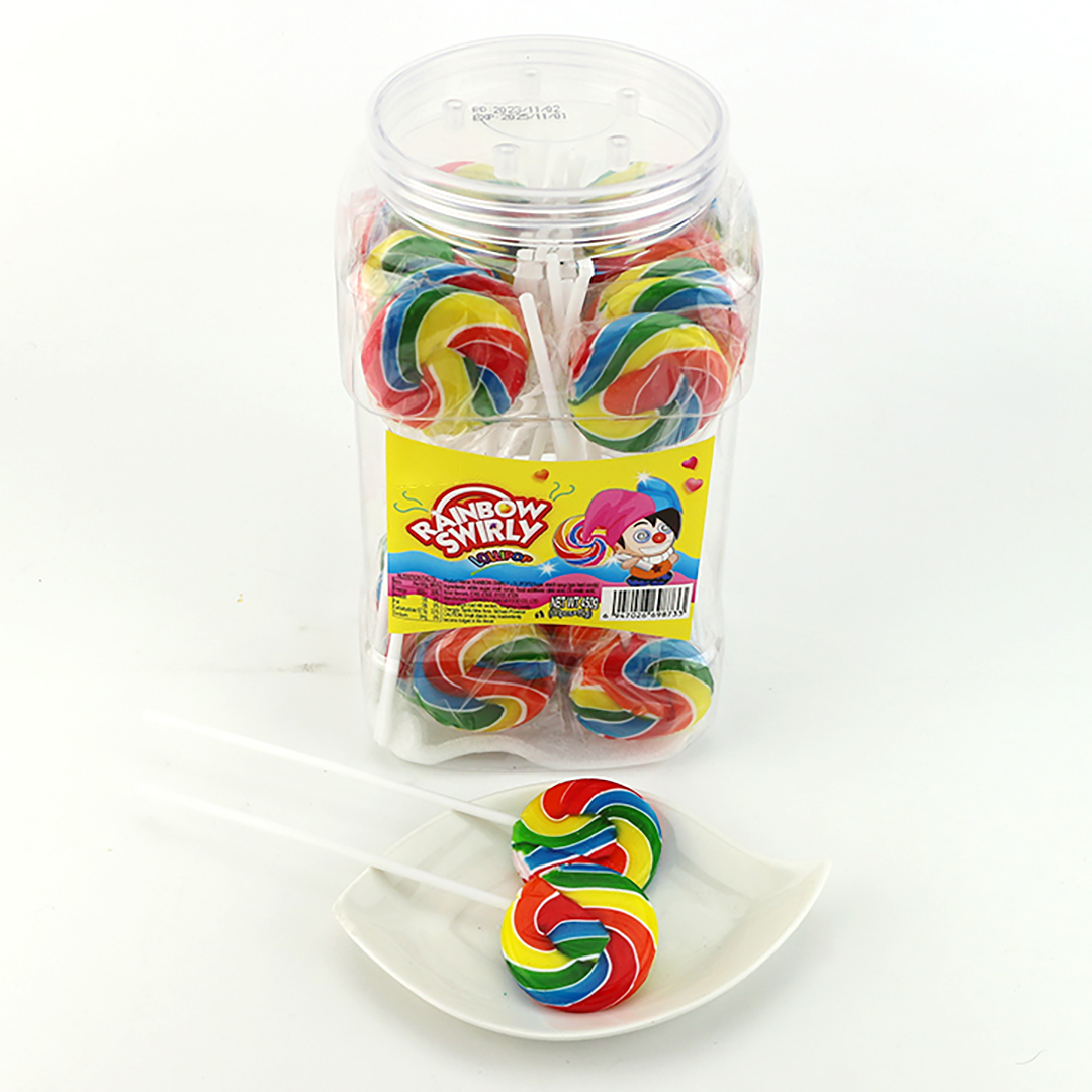 正規激安 swirly rainbow Halal Supply roll CH-H067 lollipop flat 工芸品