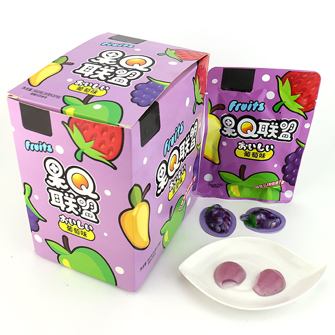 3D grape, mango fruits shape jelly pudding candy CH-K272