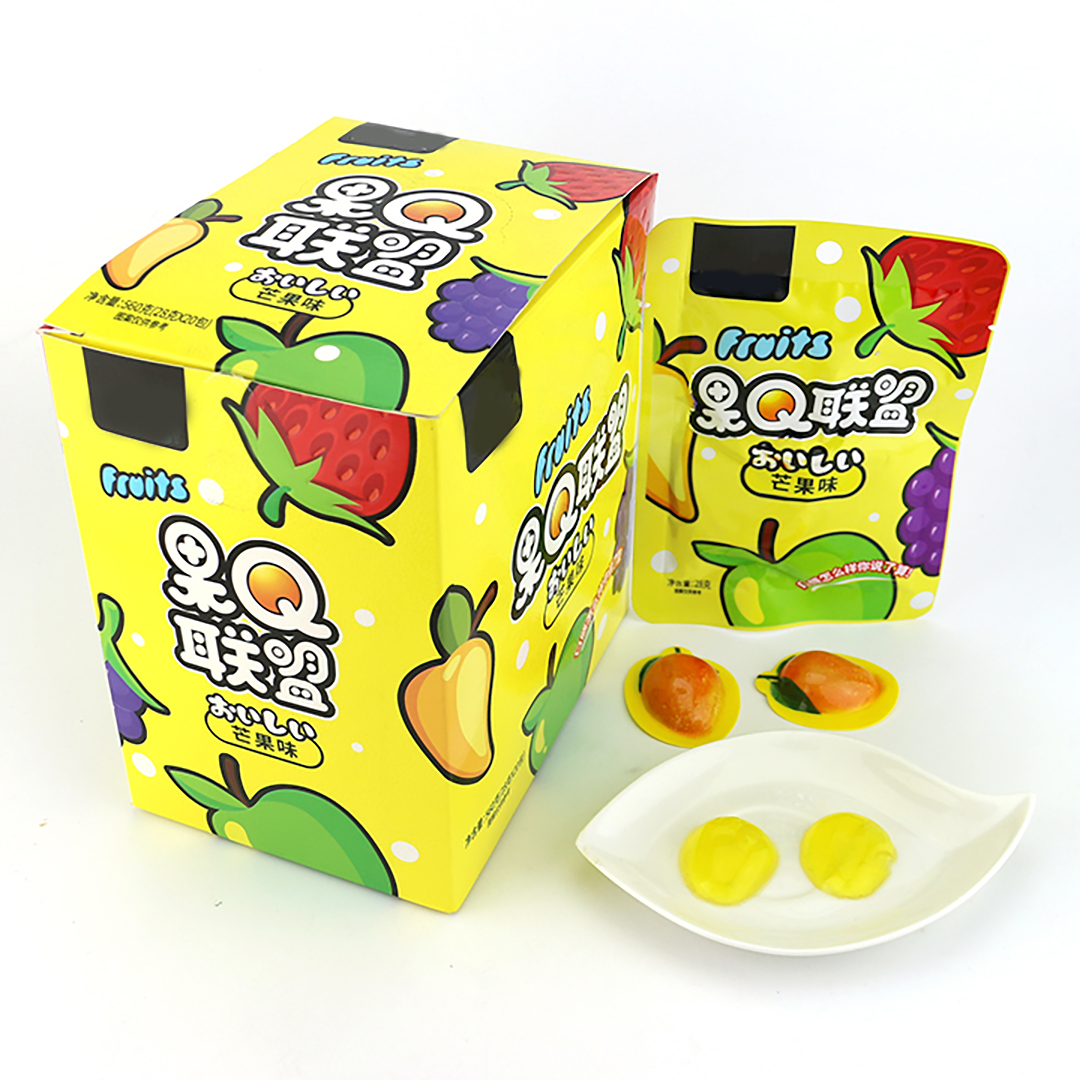 3D grape, mango fruits shape jelly pudding candy CH-K272