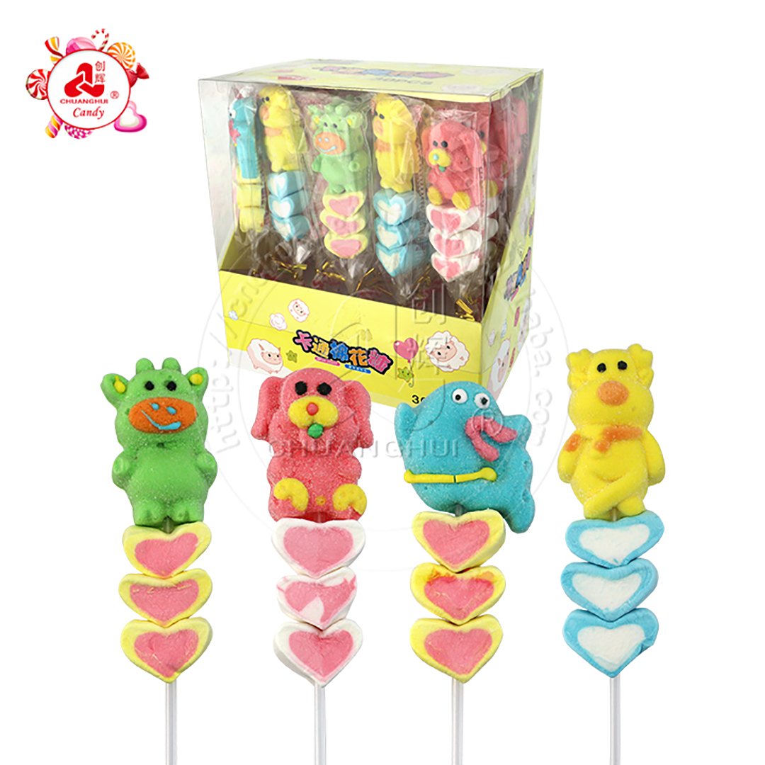 Supply Cartoon Big animals and love heart shaped cotton