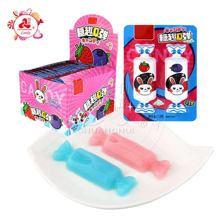 2-in-1 White Rabbit candy Twist shape jelly candy CH-K270
