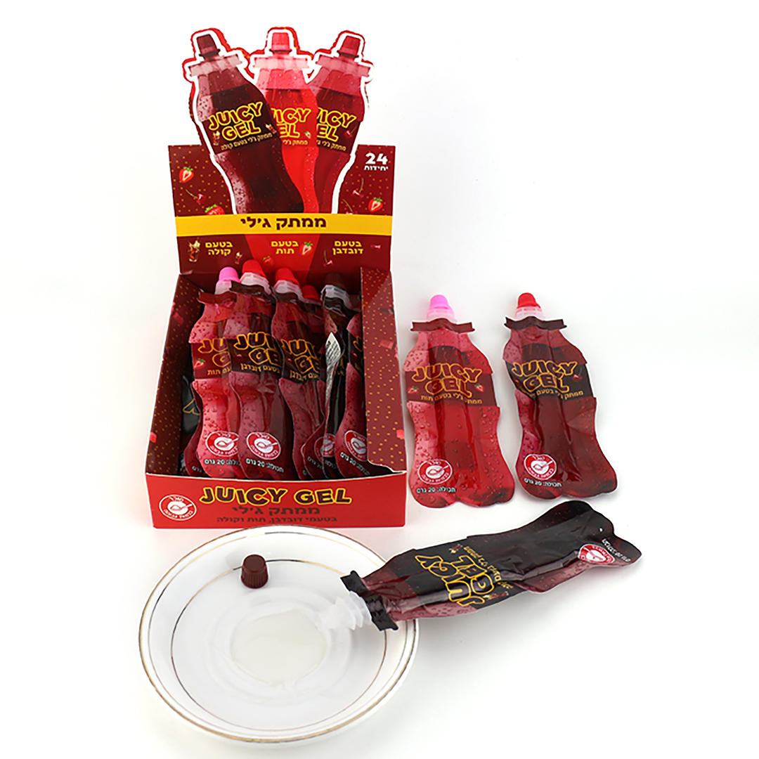 a..　SOUR COLA×2SOUR MELON×2の合計4セット Supply Cola soda bottle shape super sour squeeze juice gel