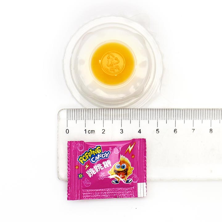 DIY jelly candy fried egg shape jelly pudding with popping candy CH-K281-1