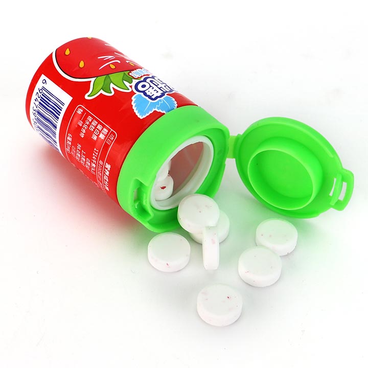Halal Fresh Mint sugar-free fruit flavored pressed candy in little jar CH-N667-1