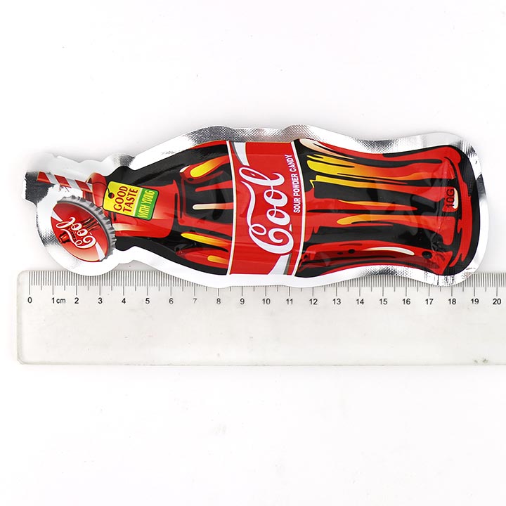 Halal Cola, Lemon, Orange Flavor Sour CC Powder Candy bag CH-N683