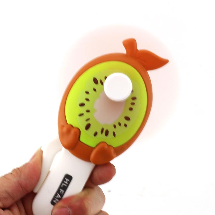 Cartoon Fruit shape hand press fan toy candyCH-TB219