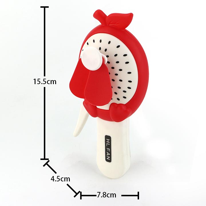 Cartoon Fruit shape hand press fan toy candyCH-TB219