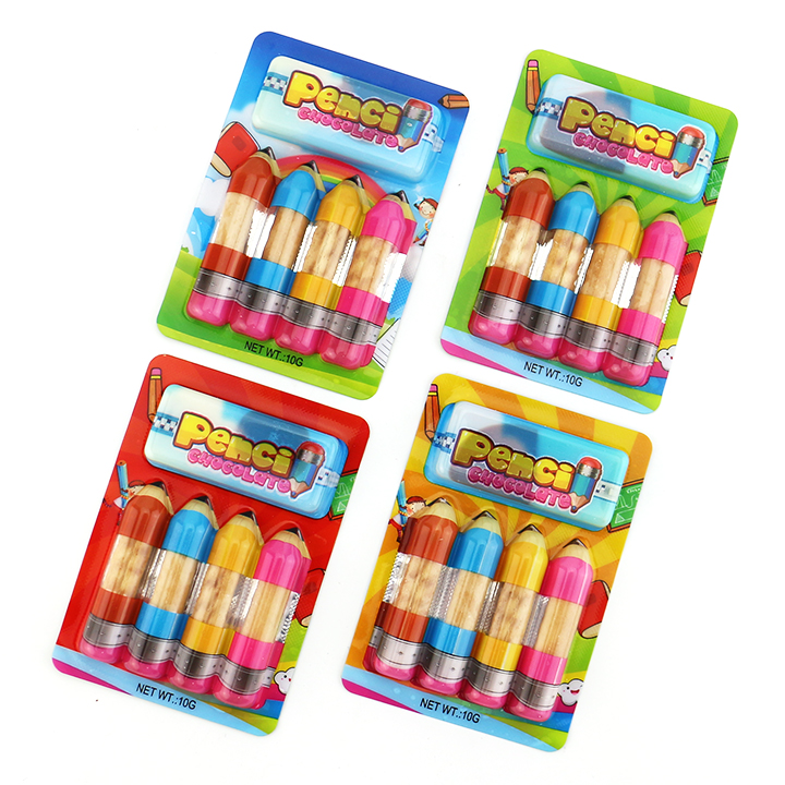 Cartoon pencil shaped finger biscuits and chocolate jam CH-BC121