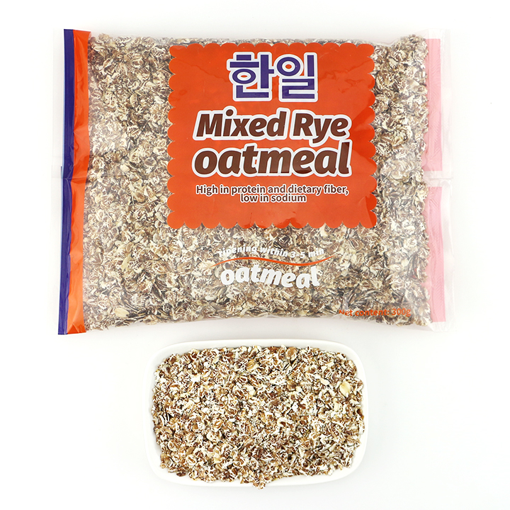 300g bagged Mixed Rye instant black oatmeal organic semi-finished oats CH-D114