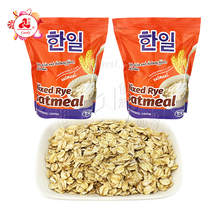 1000g bagged mixed rye sugar-free instant oatmeal organic semi-finished oats CH-D115