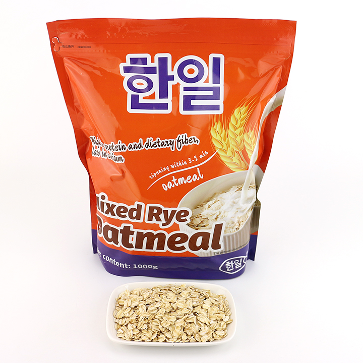 1000g bagged mixed rye sugar-free instant oatmeal organic semi-finished oats CH-D115