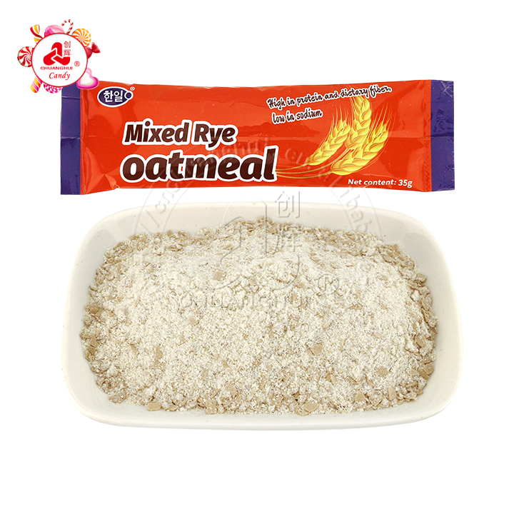 35g instant oatmeal independently packaged milk high calcium organic oats CH-D117