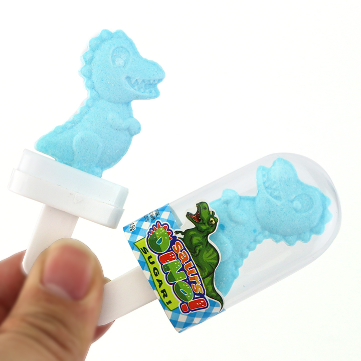 Cartoon Dino, bears, skull shaped press tablet lollipop CH-BP112