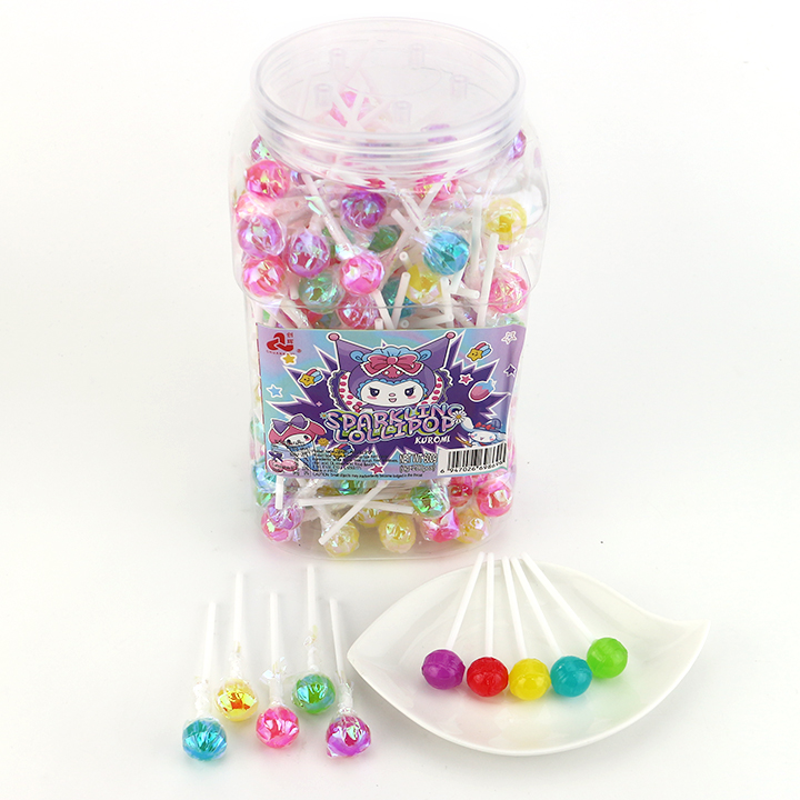 Colorful ball hard 3g Mini Sparkling lollipop CH-BP113