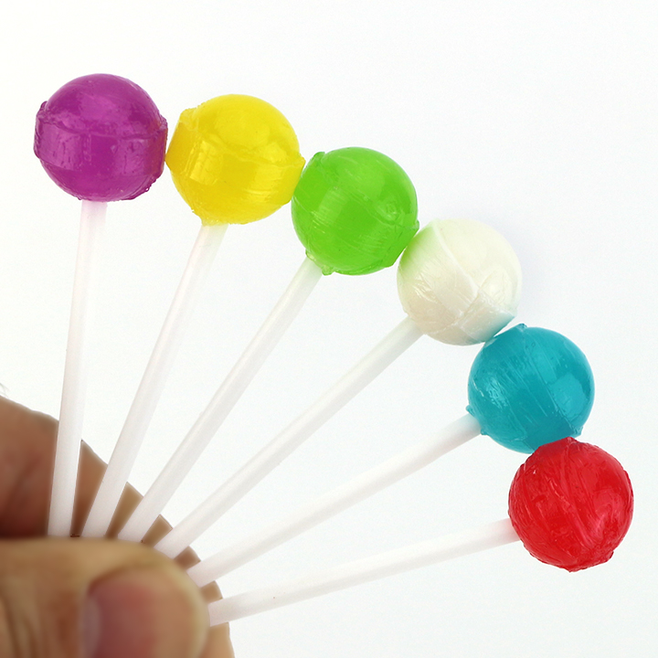 Halloween 3g Mini Eyeball shaped round ball hard lollipop CH-BP115