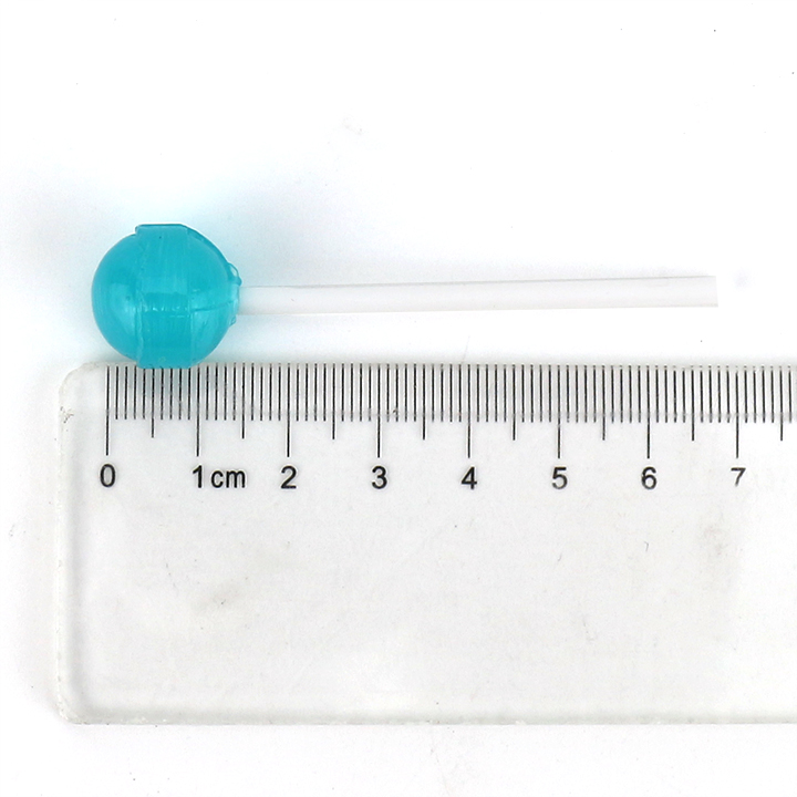 3g Mini superhero spider head shaped round ball hard lollipop CH-BP116