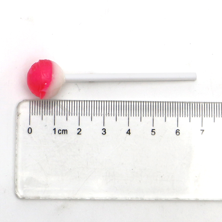 3g Mini Peach flavor bicolor round ball hard lollipop CH-BP117