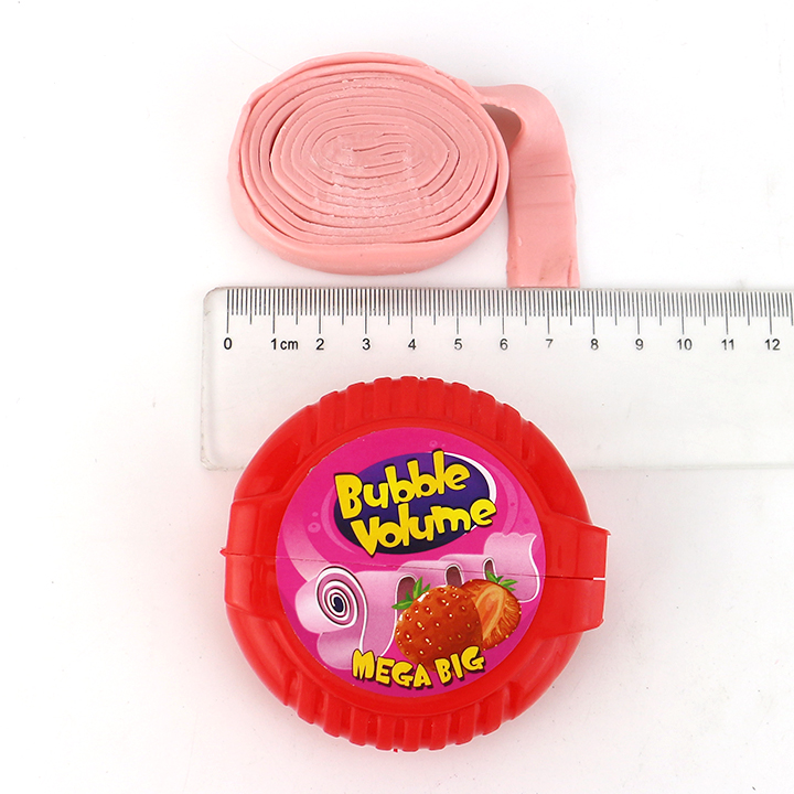 56g Mega big size chewing bubble gum roll CH-E326