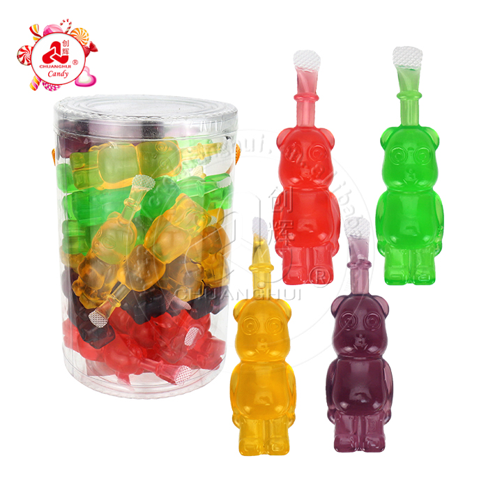 Violent Bear shaped fruit flavored sucking jelly candy CH-K283