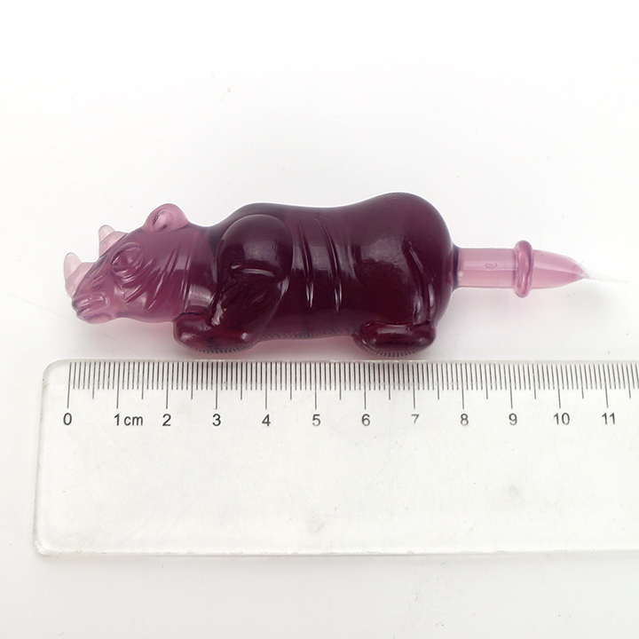 Cartoon rhinoceros shaped fruit flavored sucking jelly candy CH-K284