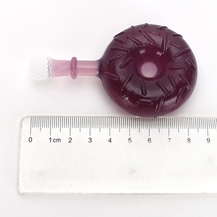 Cartoon donut doughnut shaped fruit flavored sucking jelly candy CH-K286