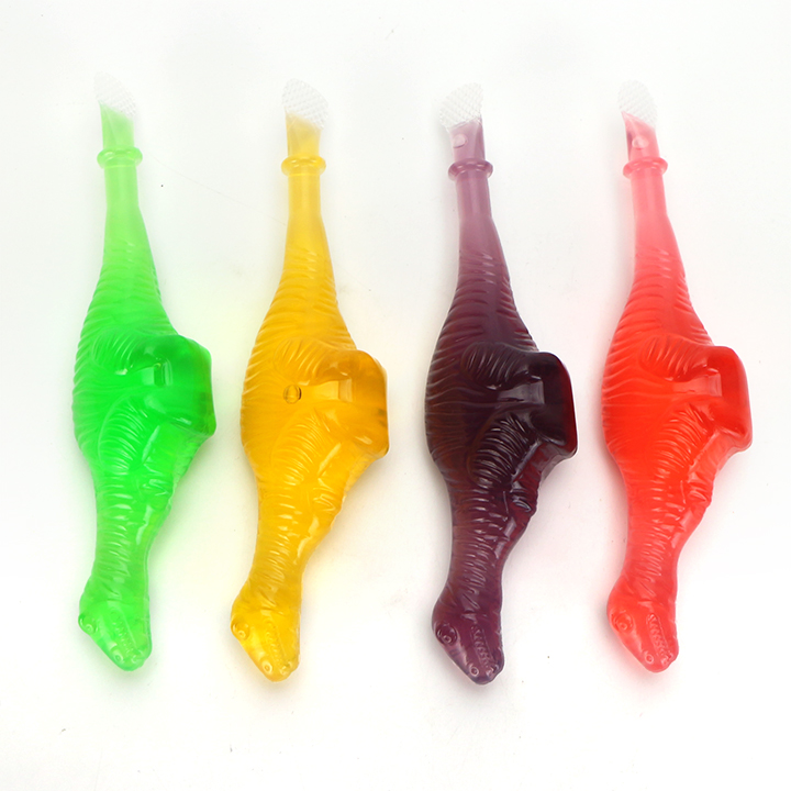 Cartoon Dinosaur shaped fruit flavored sucking jelly candy CH-K287