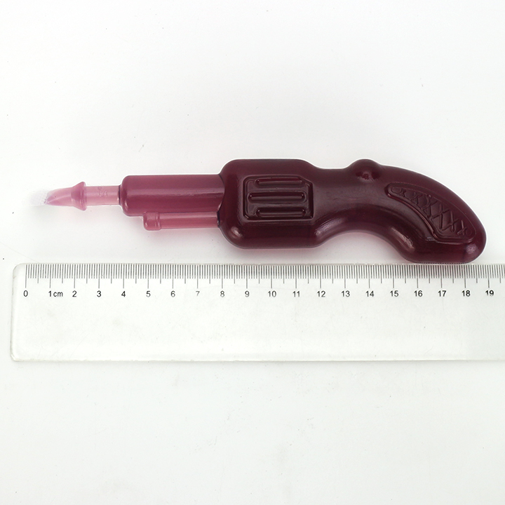 Cartoon Revolver pistol gun shaped fruit flavored sucking jelly candy CH-K289