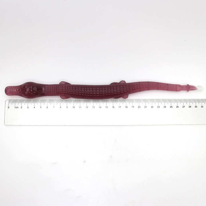 30cm large-sized cartoon crocodile shaped fruit flavored sucking jelly stick pudding CH-K290