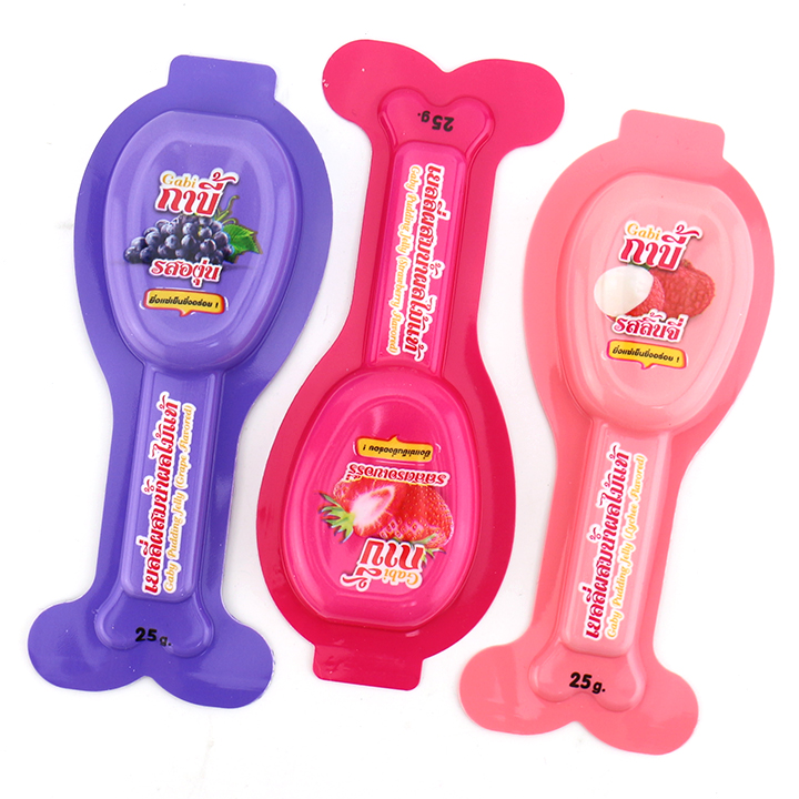 25g fruity cheese stick soft jelly pop pudding lollipop candy CH-K291