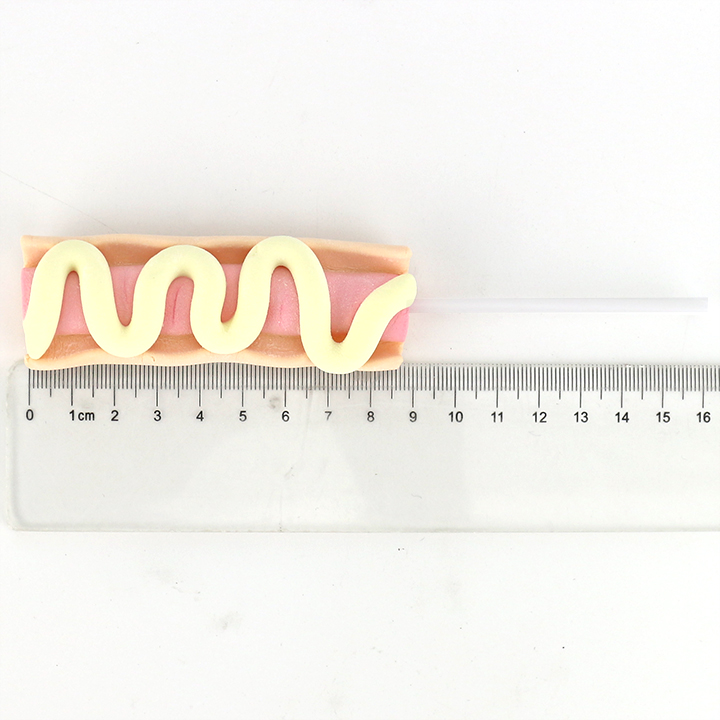 Halal hot dog shaped cotton candy marshmallow lollipops CH-M170