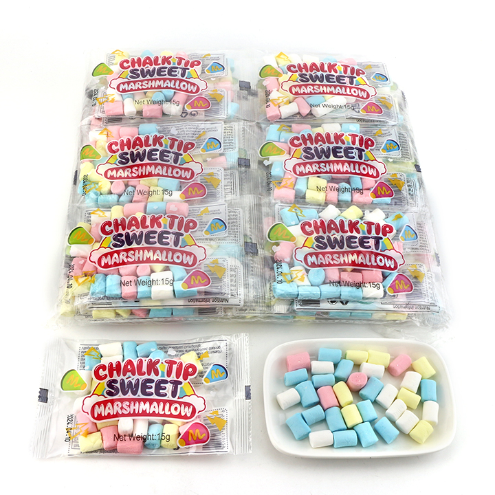Mini Chalk Tip shaped marshmallows CH-M171