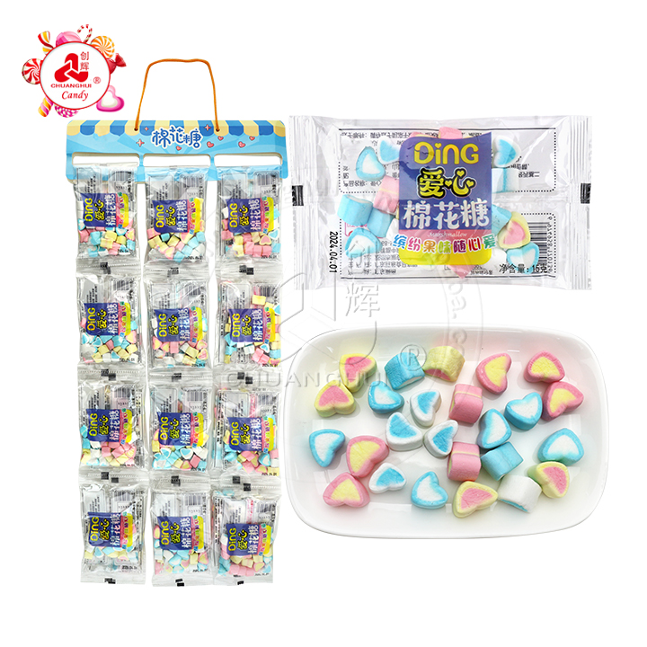 Mini love heart shaped marshmallows CH-M172