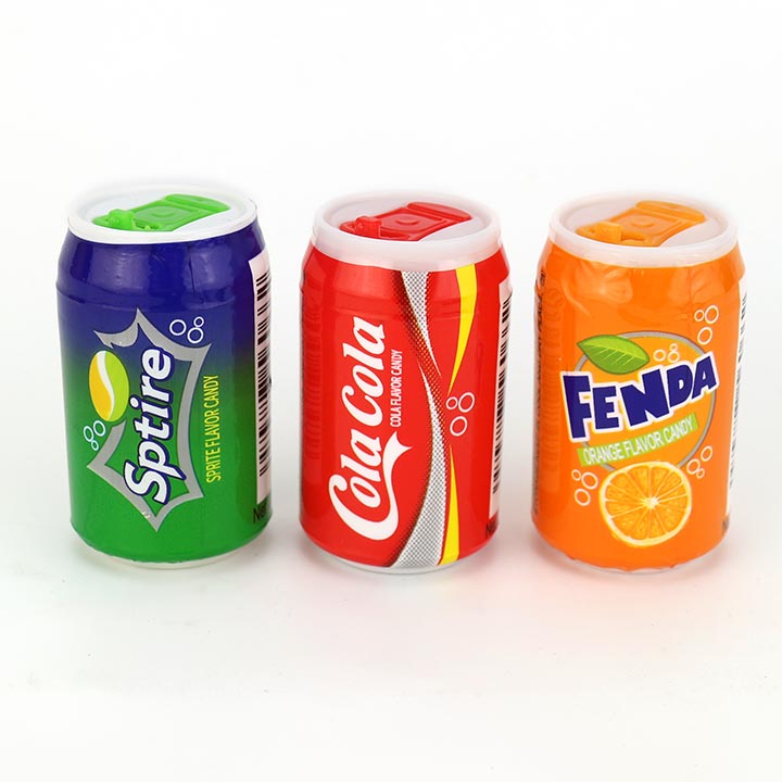 8g Mini soda can bottle candy cola soda flavors pressed tablet candy CH-N616-1