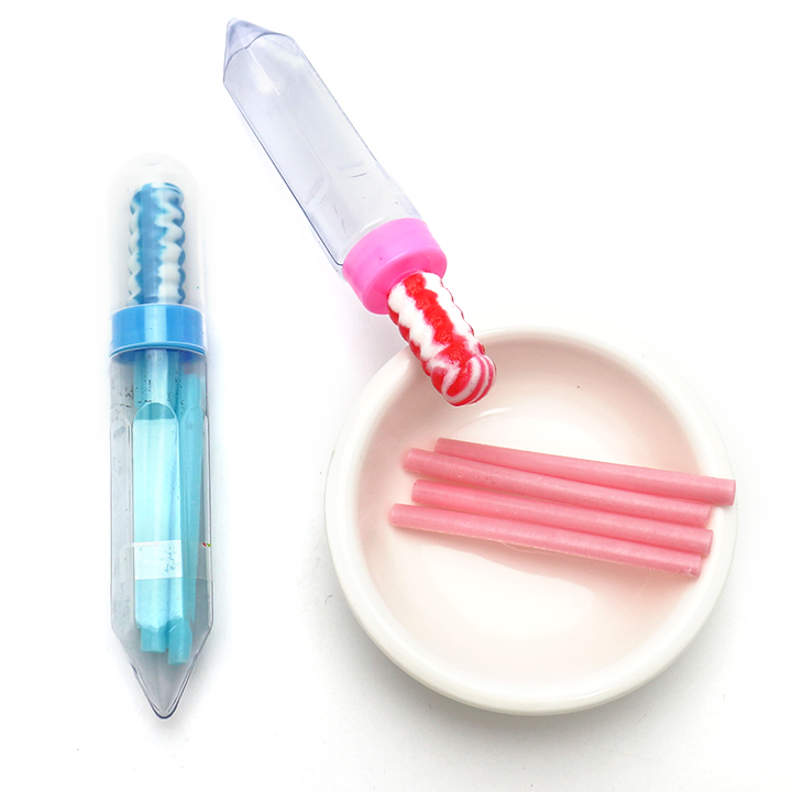 Fun Pencil shape lollipop with CC stick straw candy CH-N655-1