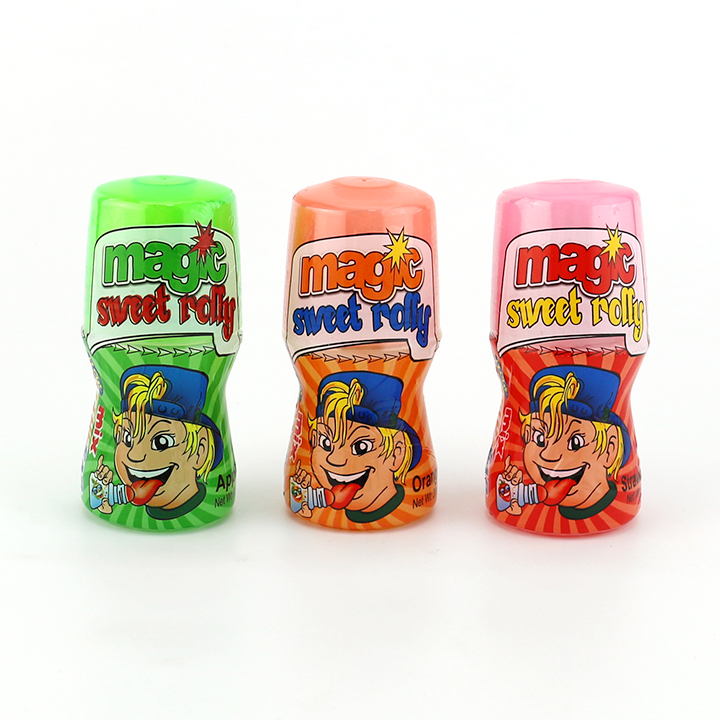 Halal mixed fruit flavored Magic sweet rolly licking ball liquid candy CH-N684