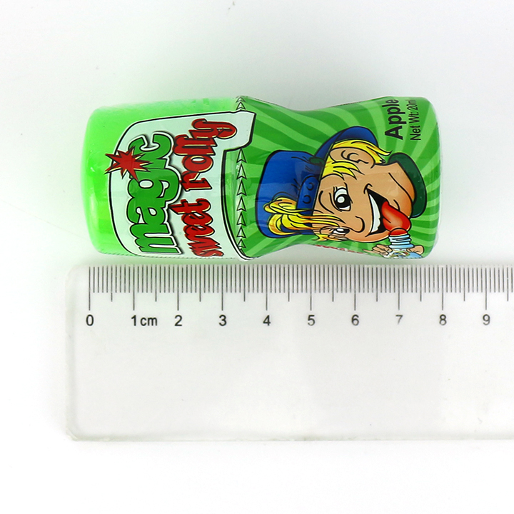 Halal mixed fruit flavored Magic sweet rolly licking ball liquid candy CH-N684