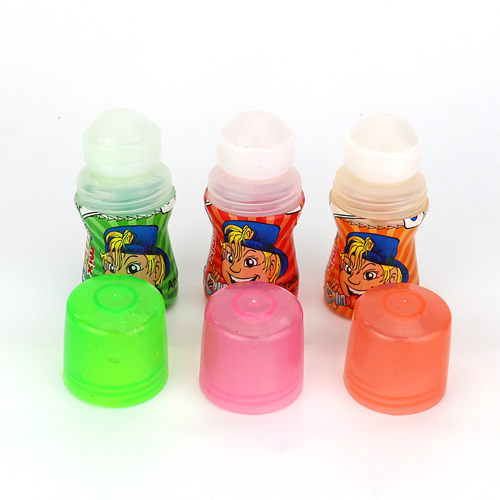 Halal mixed fruit flavored Magic sweet rolly licking ball liquid candy CH-N684