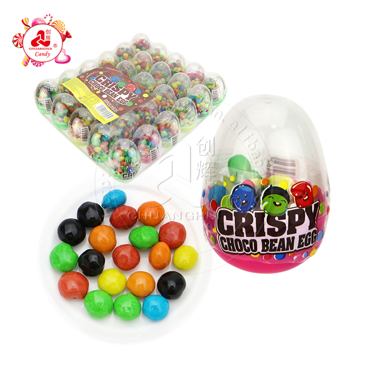 Crispy chocolate bean candy in eggs CH-N685