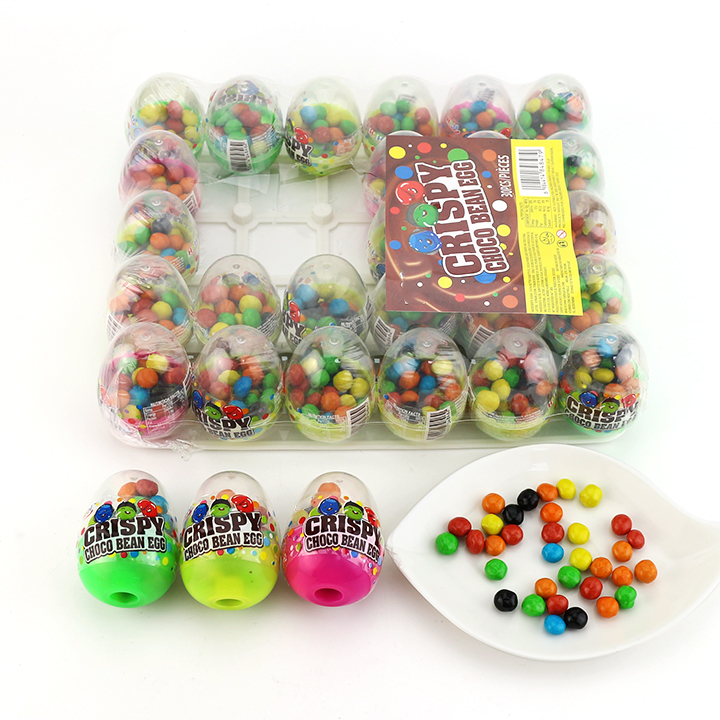 Crispy chocolate bean candy in eggs CH-N685