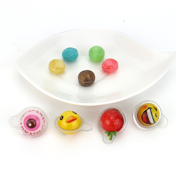 2024 new 3D eyeball cartoons super sour fruit flavored hard candy in jar CH-Q115