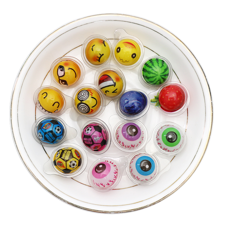 2024 new 3D eyeball cartoons super sour fruit flavored hard candy in jar CH-Q115