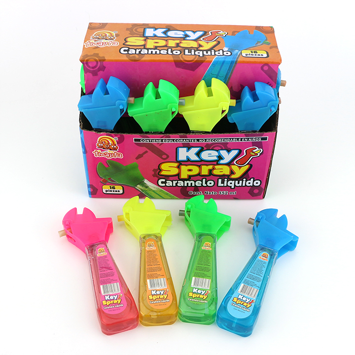 Cartoon household tool wrench shape spray candy fruit flavor liquid candy CH-SP089