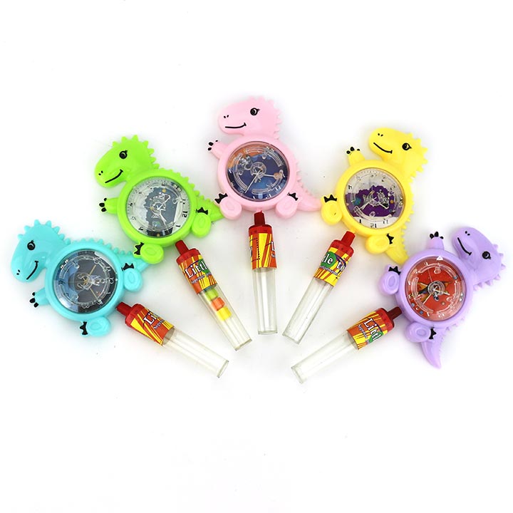 Cartoon dinosaur shaped maze toy candy CH-T1243