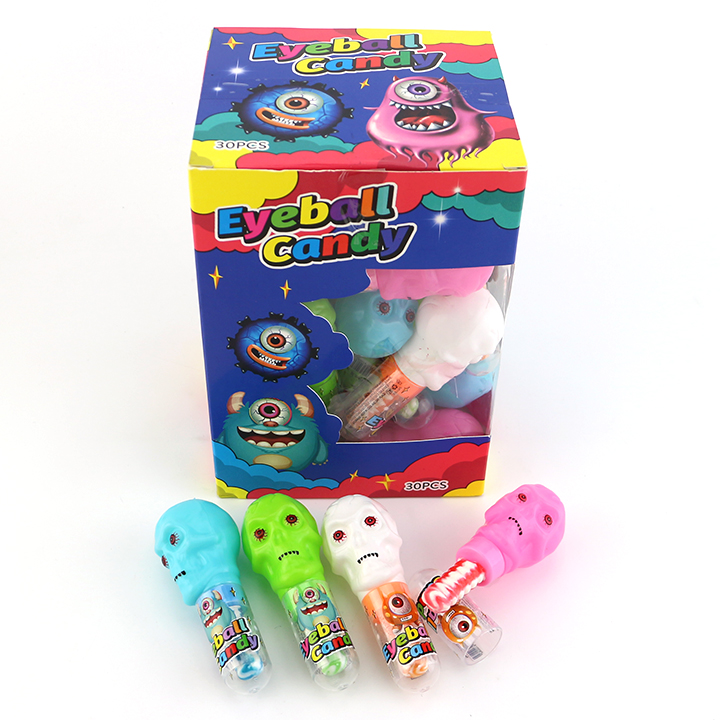 Halloween Skull head shaped pacifier lollipop toy candy CH-T1246
